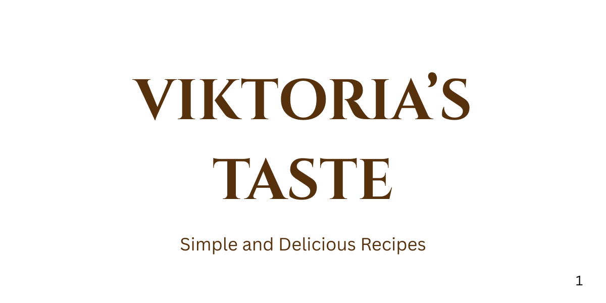 Viktoria's Taste